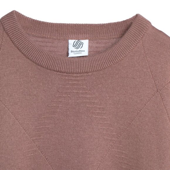 SchönHerr (Germany) Argyle Pattern Knit Schurwolle Blend Jumper Rhodanite : L - Picture 2 of 5